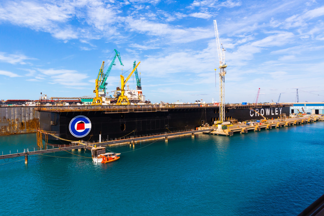Crowley 'Barge Jacksonville' Grand Bahama Shipyard
