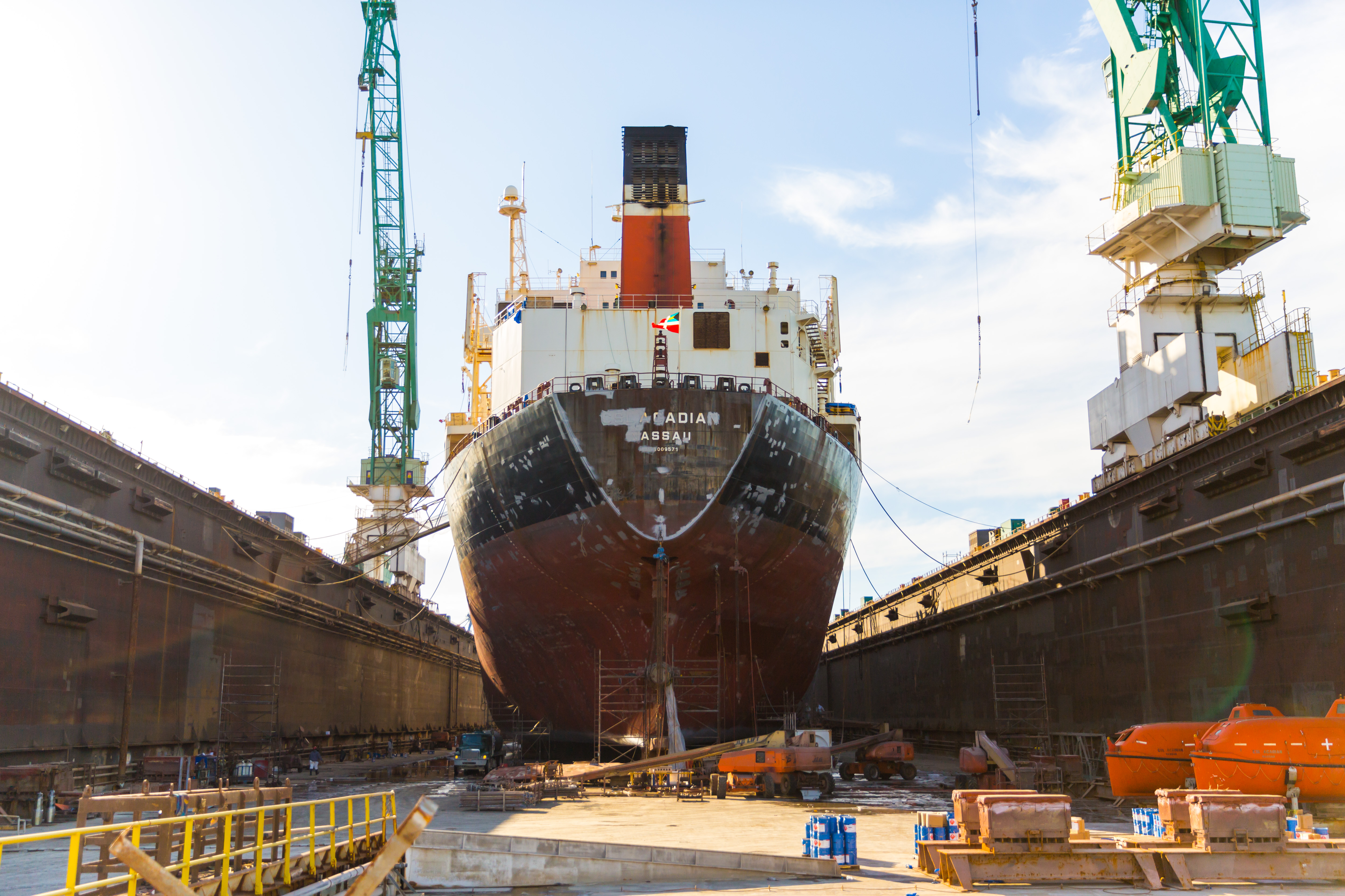V Ships USA LLC Boston 'CSL Acadian' Grand Bahama Shipyard