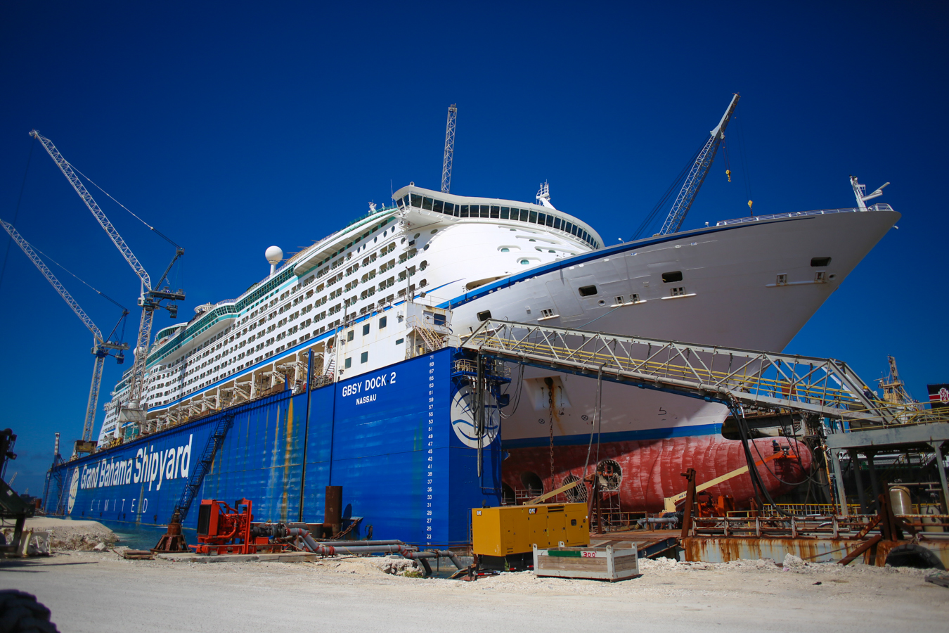 Adventure Of The Seas Dry Dock 2018 About Dock Photos